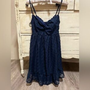 Sale!! Speechless Midnight Blue Textured Dress